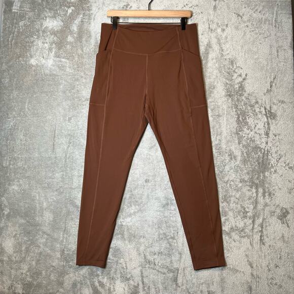 Girlfriend Collective‎ Sz XXL Earth Compressive Pocket Legging Brown Women's - Picture 1 of 6